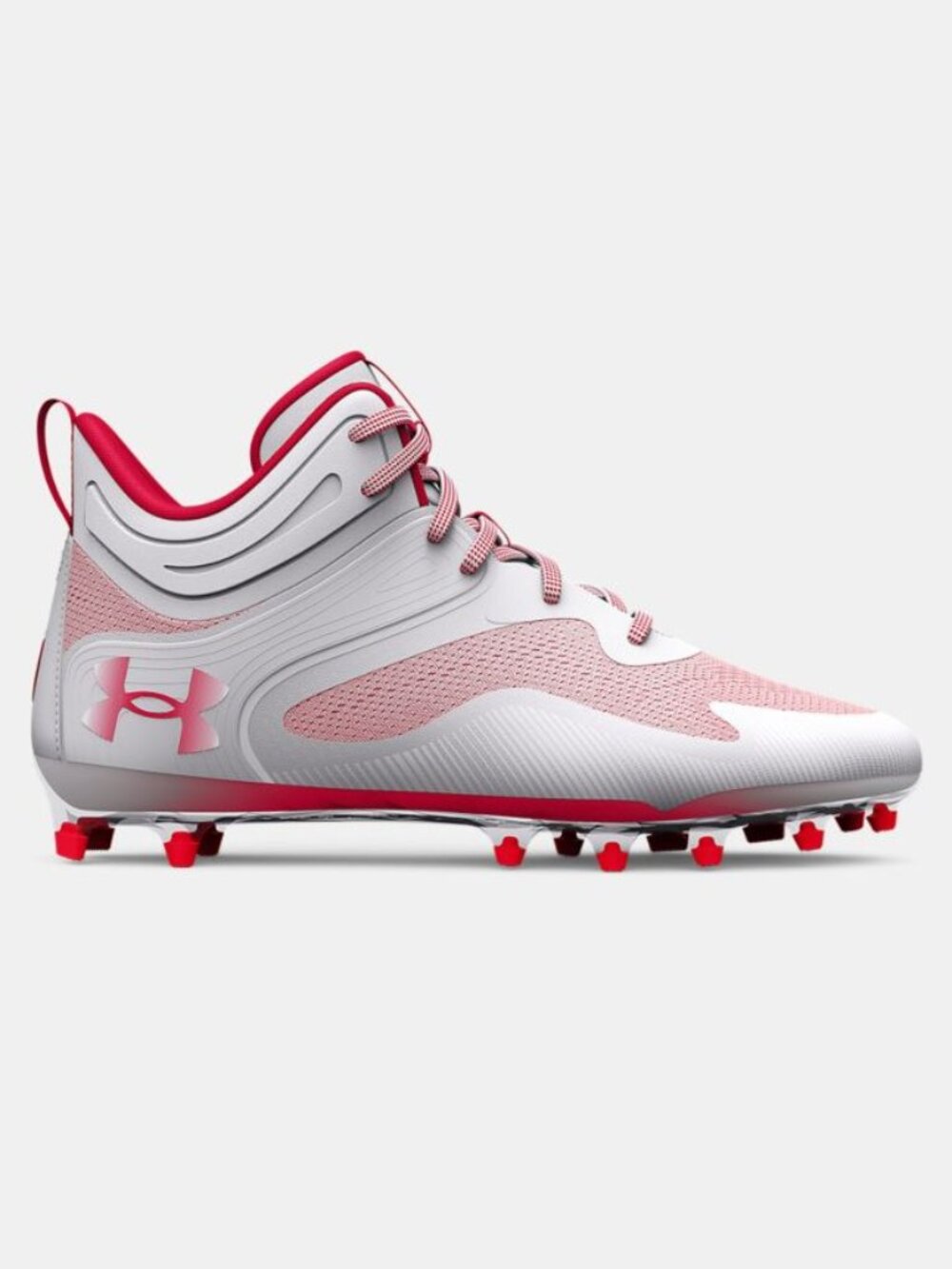 NEW Under Armour UA Command MC Mid Ankle Support Warp Lacrosse Lax Cleats Shoes